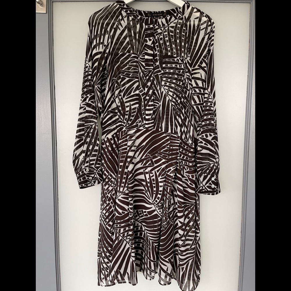 Zara dress with floral print size L